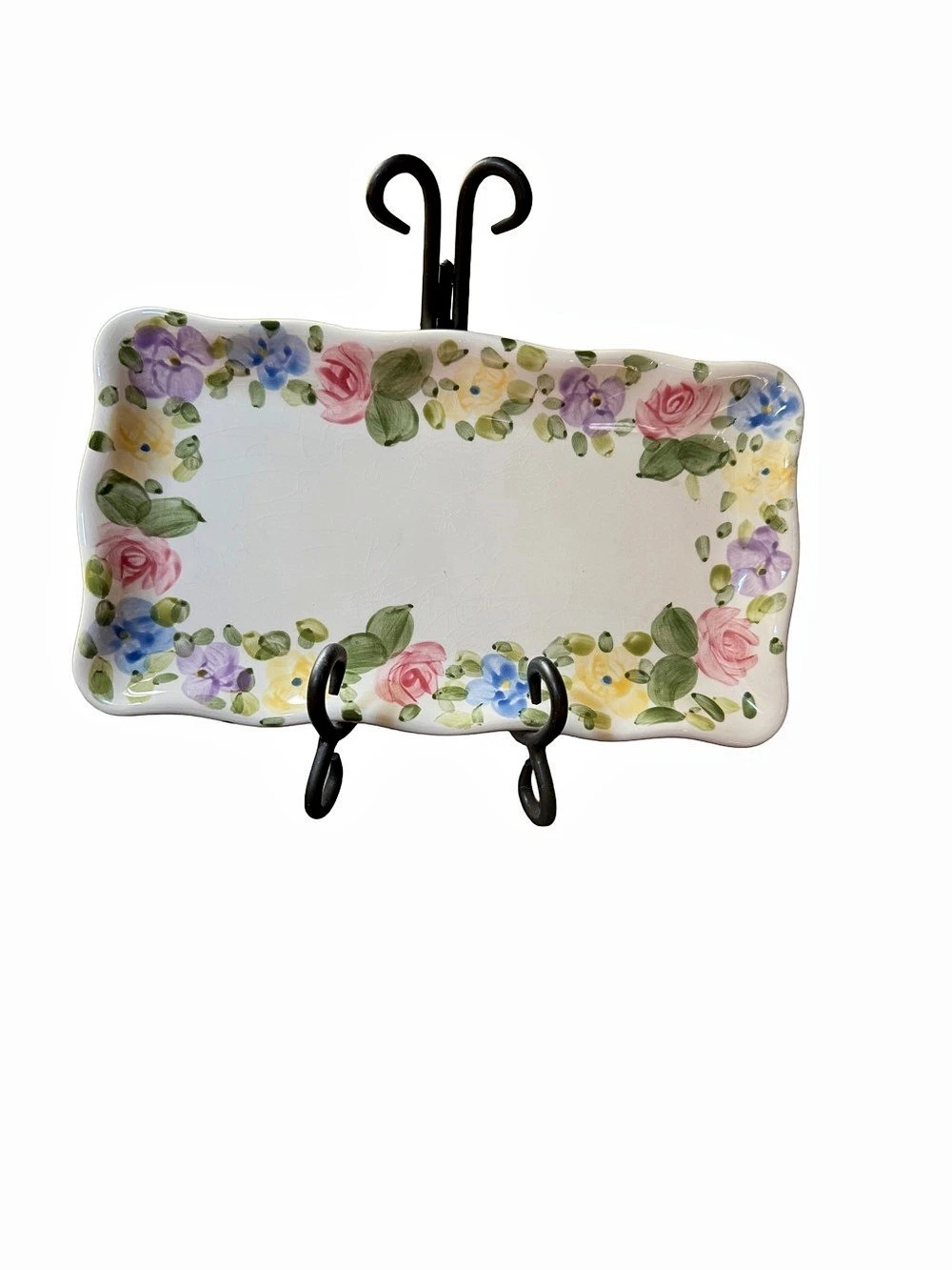 Certified International English Garden by Madcap Cottage Rectangular Tray replac